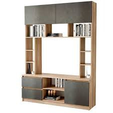 Гостиная центральная секция Прайм дуб каньон/M18 150х44х203