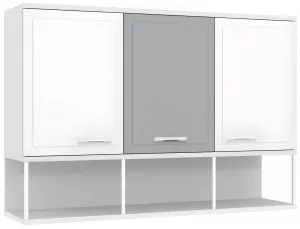 Шкаф навесной Колледж белый 140х35х96
