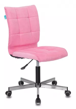 Офисное компьютерное кресло Бюрократ CH-330M, Вельвет, Текстиль, Розовый Velvet 36