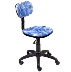 Компьютерное кресло детское Эрго синий джинса