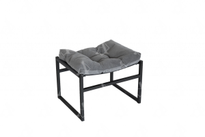 Мини пуф Лофт серый 40х50х34
