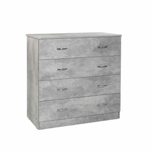Комод 4 ящика Лофт серый бетон 87х47х87