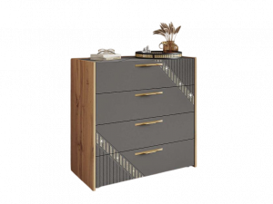 Комод Монако графит 90х45х89